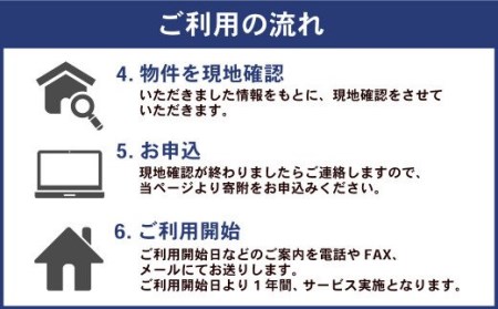 住まいの外部点検サービス（1年 計12回）※遠賀町内の木造一戸建て空き家対象※