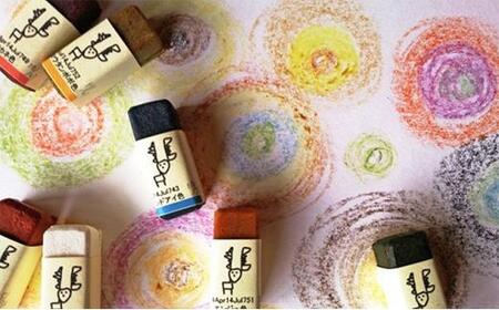 手作りクレヨン木箱20本