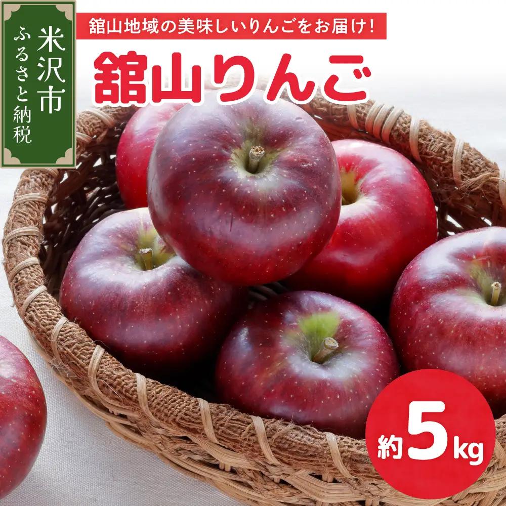 【先行予約】 令和8年産 舘山りんご 品種おまかせ 約5kg 16玉 ～ 20玉
