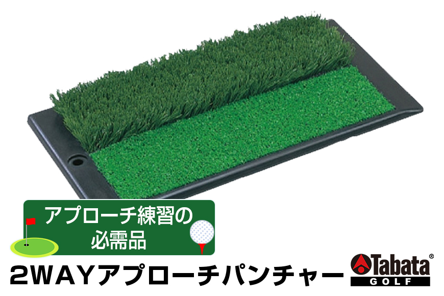 ＜2026年4月下旬ごろから順次発送予定＞ タバタ Tabata 2WAYアプローチパンチャーGV0260 ゴルフ ゴルフ用品 練習 ゴルフ練習 茨城県 練習器具 ラフマット ラフ フェアウェイ フェア トレーニング アプローチ練習 アプローチ 【テンポイント（株）】【ho1321】