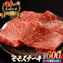 【ふるさと納税】【全6回定期便】モモ ステーキ 600g （150g×4枚） 長崎和牛 A4〜A5ランク【野中精肉店】 [VF64] 肉 牛肉 もも モモステーキ 定期便 焼肉