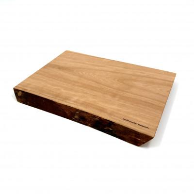 ふるさと納税 丹波市 ガラスのような木のお皿「一人膳 八寸」サクラ　Mサイズ　2枚セット |  | 01