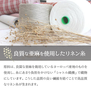 プレミアムプレーンリネンバスタオル（ホワイト×ホワイト） タオル 贈り物 TENJIN-factory