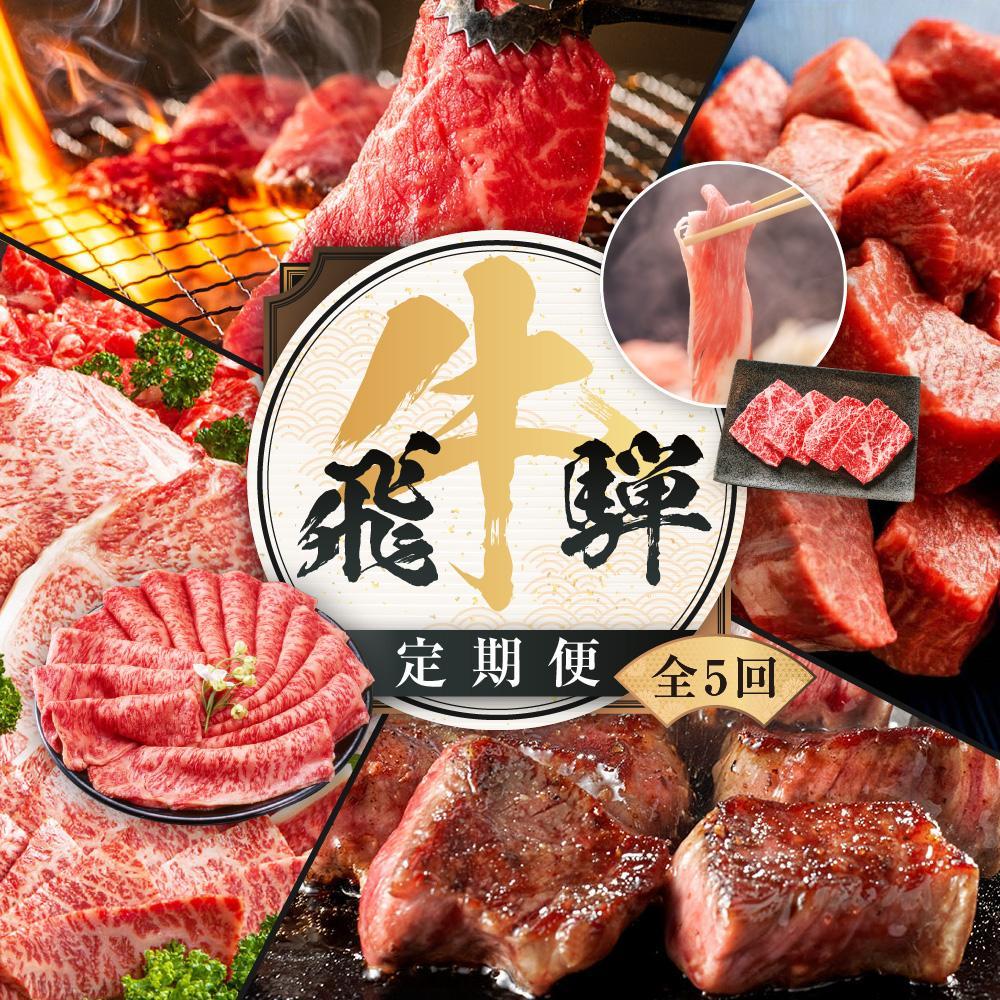 【ふるさと納税】飛騨牛 定期便 全5回 約 2.2kg ( 300g 以上 × 5ヶ月 ) 牛肉 (すき焼き / ステーキ / しゃぶしゃぶ / 焼肉 ) | 肉 食べ比べ A5 岐阜 高山市 飛騨高山 岐阜県 人気 お楽しみ おすすめ ZZ015VP