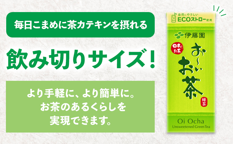 紀の川市産 紙パック飲料 おーいお茶 250ml×24本 1ケース 株式会社伊藤園 《30日以内に出荷予定(土日祝除く)》 和歌山県 紀の川市 お茶 おーいお茶 緑茶 日本茶 送料無料(F-1)