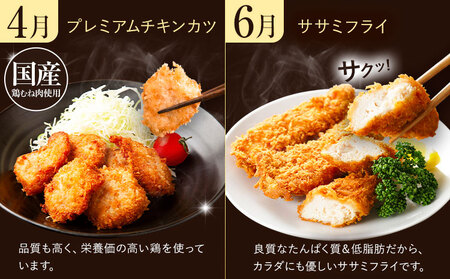 【年6回定期便】お弁当・夕飯のおかずに便利！揚げ物セット 阿波鳴食品株式会社 【配送不可地域あり】※離島 《お申込み月の翌月から出荷開始》徳島県 佐那河内村 さなごうち 弁当 おかず 贈答 ギフト 魚