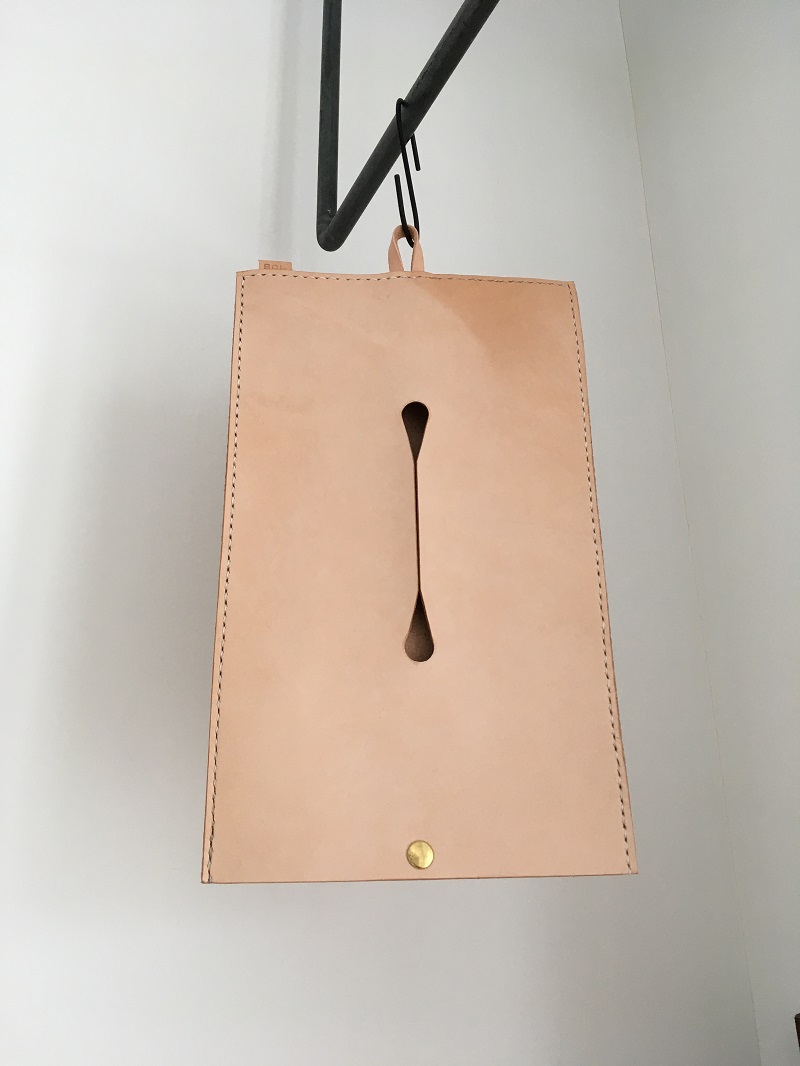 本革 レザーティッシュカバー ヌメ革 (素地)