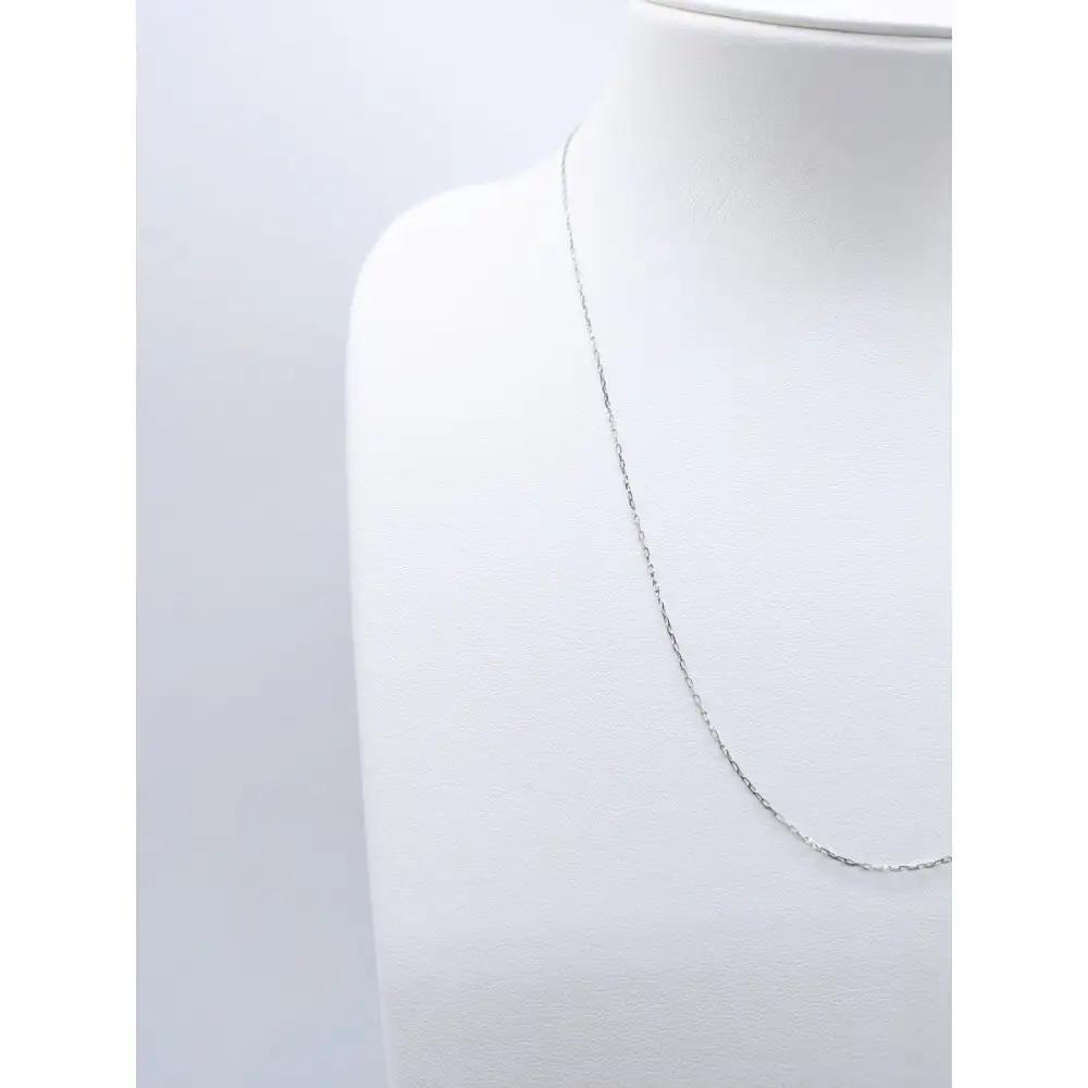 【プラチナネックレス Pt900 グリームカット長小豆0.3 50cm】｜ネックレス 富山市 山森製鎖 ジュエリー アクセサリー