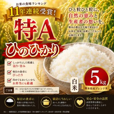 ふるさと納税 玉名市 【熊本県産】 ひのひかり 白米 5kg