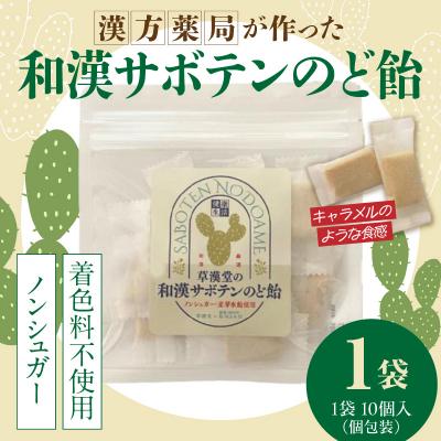 ふるさと納税 小牧市 和漢サボテンのど飴　1袋　[103S12]