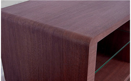 【Canvas TVボード　ウォールナット】バランスの良い形とシンプルさが飾る物を引き立たせるおしゃれなローボード ＜ウォールナット材ツキ板　 オイルフィニッシュ＞ 家具 テレビ台 テレビボード TV