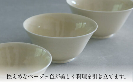 【美濃焼】米色 マカイ 大 ラーメン丼 サイズ【murakami pottery / 村上雄一】食器 丼 ボウル 鉢 どんぶり ラーメン丼 麺鉢 ベージュ シンプル おしゃれ 美濃焼 日本製 レンジ対