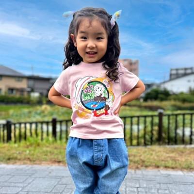 ふるさと納税 佐野市 佐野市 マンホールTシャツ(さのまる)キッズサイズ 130サイズ