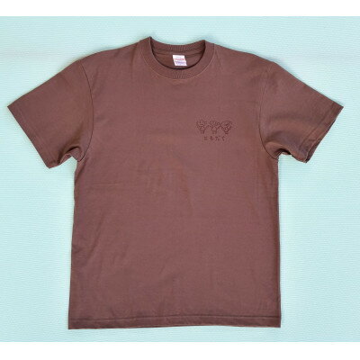 【ふるさと納税】豊明福祉会メイツ　オリジナルTシャツ【デザイン:ともだち(チャコール)・サイズ:L】【1719685】