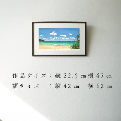 ふるさと納税 小牧市 版画「沖縄の海」[201M04] |  | 03