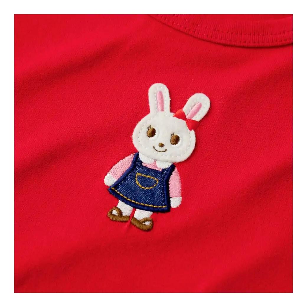 ベビー服 ミキハウス うさこ長袖Ｔシャツ【赤ー110】ベビー