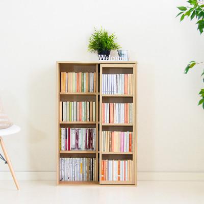 ふるさと納税 海南市 スライド本棚 W575 ナチュラルオーク aku100688504