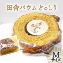 【ふるさと納税】バームクーヘン「田舎バウムどっしり」Mサイズ お菓子 ケーキ バウムクーヘン/田舎バウム ふくる（のわまーと）/富山県 黒部市　 バウムクーヘン スイーツ 菓子 おやつ バームクーヘン