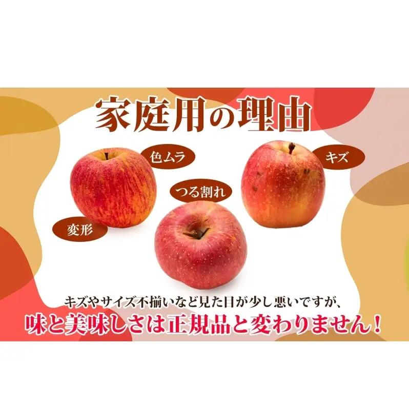 りんご 【1月発送】糖度13度～ 家庭用 サンふじ 王林 約5kg　リンゴ 林檎 青森りんご 糖度 13度 甘い 酸味 デザート フルーツ 果物 お取り寄せ 産地直送 旬 季節限定 弘果物流 青森県 