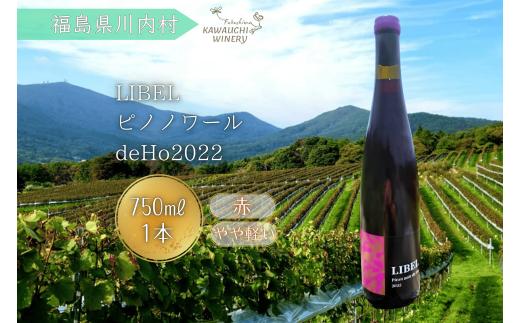 【ふるさと納税】赤ワイン　リベルピノノワールdeHo2022
