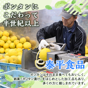 南国銘菓！果実の王様ぼんたん漬(青切・160g入×8袋)文旦 ボンタン お菓子 おやつ 和菓子 セット 小分け 個包装【泰平食品】akn007-07