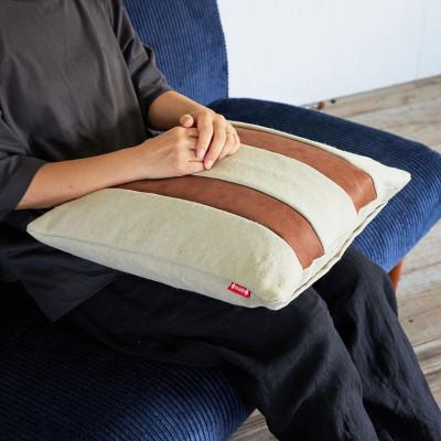 ふるさと納税 富田林市 Combination Cushion Stripe アイボリー×ダークブラウン【SWOF】 |  | 03