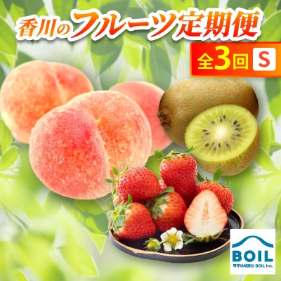 
                  ＜発送月固定定期便＞香川のフルーツ(3S)全3回【4083539】
                