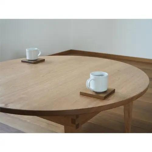 胡桃のちゃぶ台 直径76cm ／ ローテーブル 国産材 折り畳み【UMEBACHI FURNITURE】
