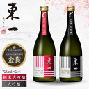 【ふるさと納税】【お中元対象】東一 大吟醸・ 純米大吟醸 セット 720ml 2本 酒 お酒 日本酒 地酒 銘酒 東一 五町田酒造 佐賀県嬉野市/嬉野酒店 [NBQ001]