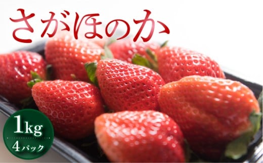 佐賀産 さがほのか4パック【41nf-010】