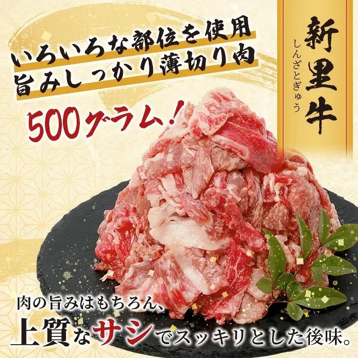 石垣島産 黒毛和牛 新里牛 多用途抜群！ 切落し (500g×1) 500g SZ-13
