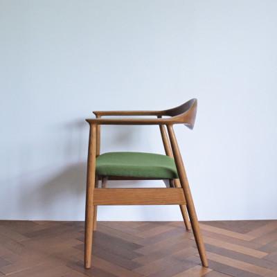 ふるさと納税 小野市 アームチェア　オーク　グリーン |  | 03