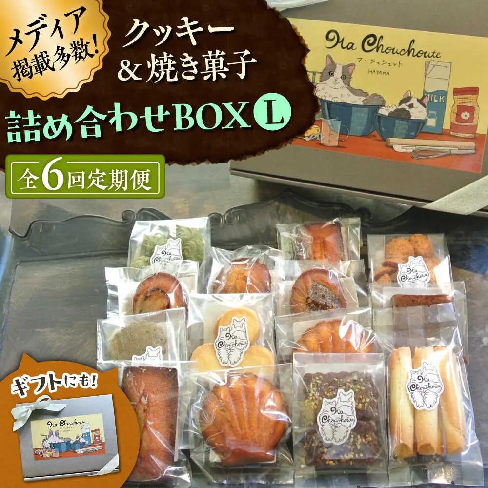 【全6回定期便】クッキー＆焼き菓子詰め合わせBOX L／ クッキー [ASBU016]