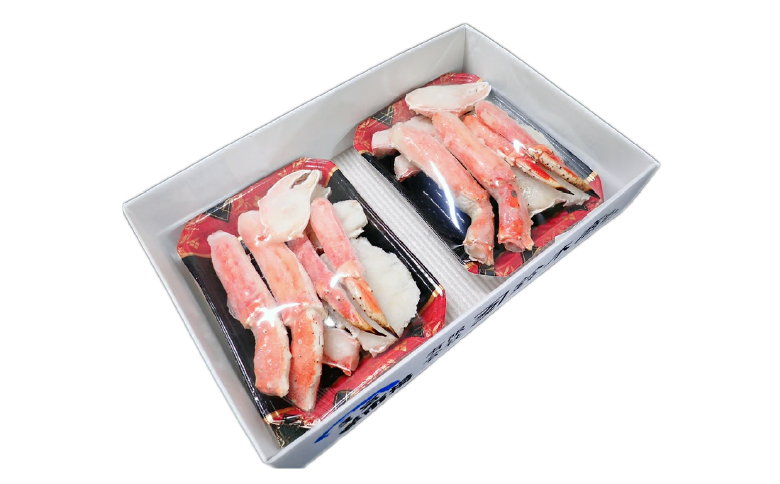 根室海鮮市場＜直送＞ボイル済み本タラバガニハーフカット800g×2P D-28051