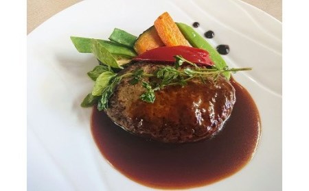 あか牛と鳥軟骨つくね2種食べ比べハンバーグセット