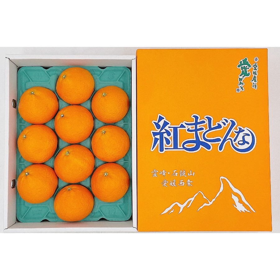 愛媛県産「紅まどんな」赤秀　2L～4Lサイズ8～12個