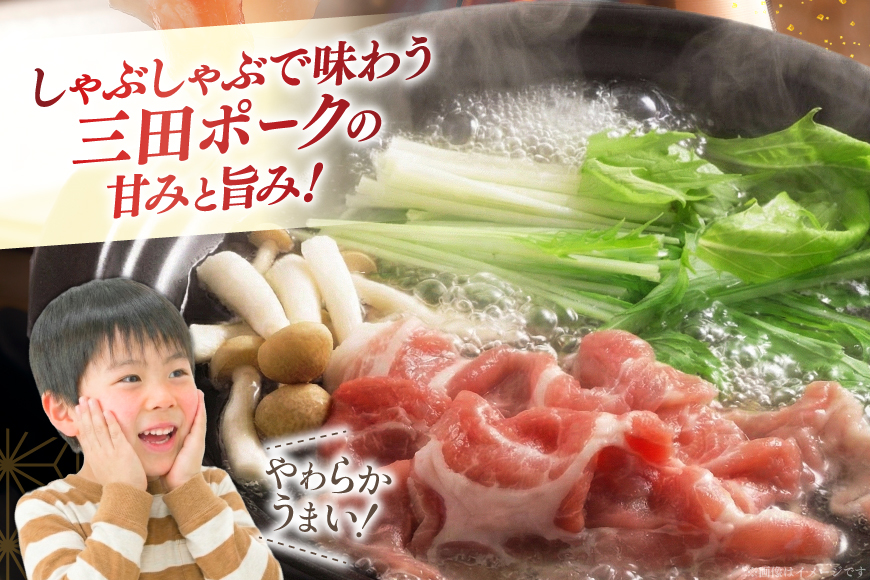 豚肉 小分け 兵庫県産 三田ポーク しゃぶしゃぶ用 3種 500g 計 1.5kg ロース 肩ロース バラ セット [パスカルさんだ 兵庫県 三田市 3d28bae660042] 冷凍 国産 しゃぶし