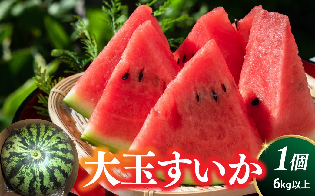
                  大玉すいか（祭りばやし）１個　0030-2624
                