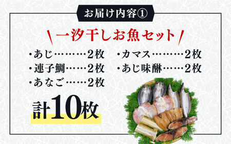 対馬  一汐干し と ぶり 味噌漬け セット 《 対馬市 》【 うえはら株式会社 】新鮮 アジ 穴子 カマス 連子鯛 干物 ブリ味噌 浸け 発酵 熟成 海産物 朝食 冷凍[WAI080] コダワリ干物