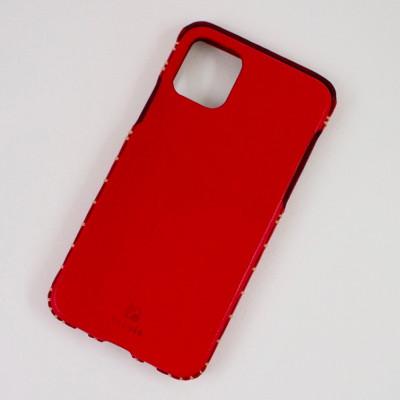 ふるさと納税 七尾市 【iPhone14用】本革ケース・レッド
