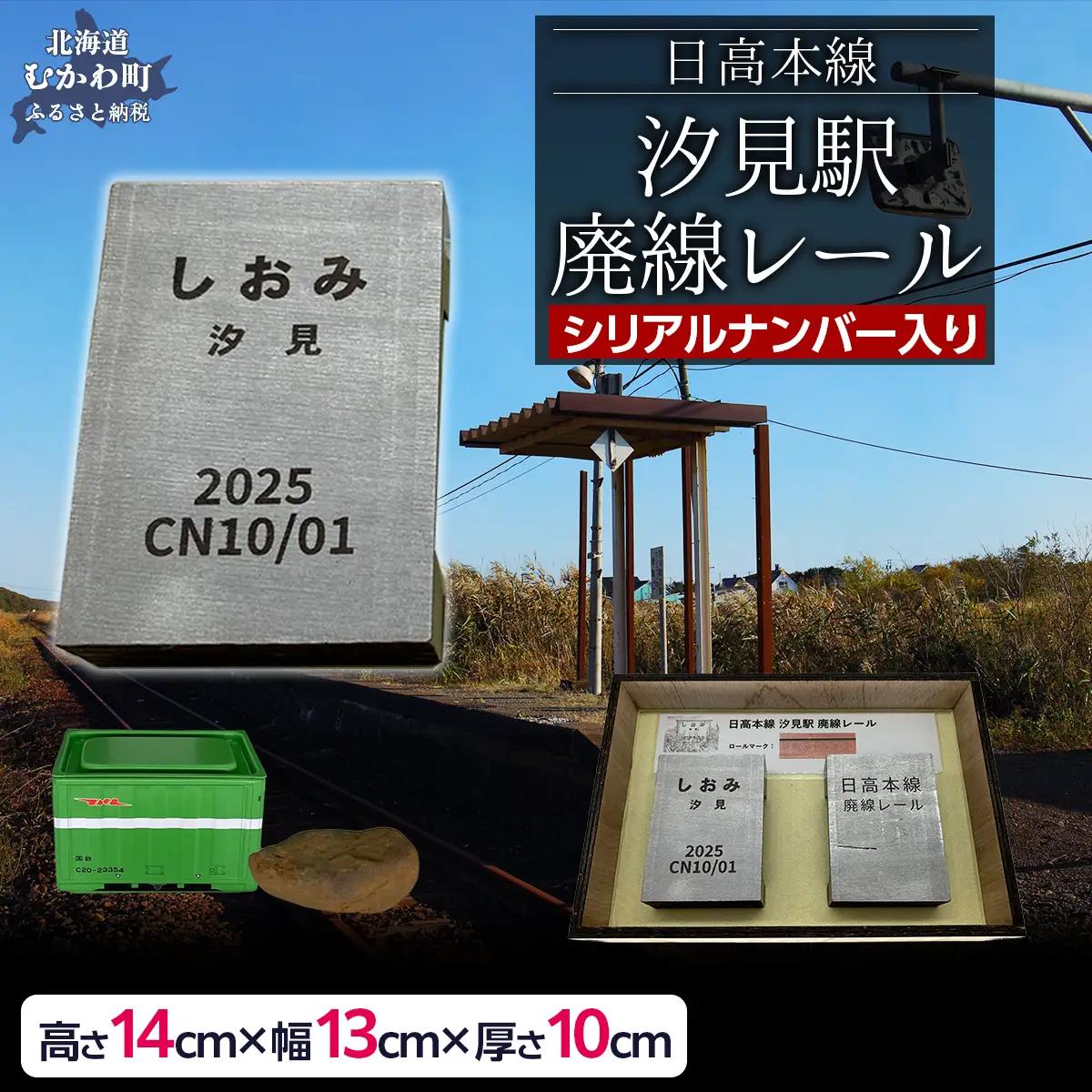 【第2弾】日高本線廃線レール　厚さ１０ｃｍ（数量限定）（シリアルナンバー入り） MKWG036