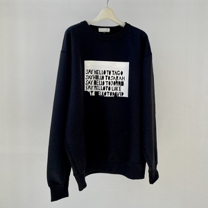 TAGO SWEATSHIRT【Sサイズ／BLACK】 [h125]