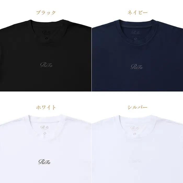 【シルバー Sサイズ】リファ バイタルテック コンフォートジャージー クルーネックTシャツ