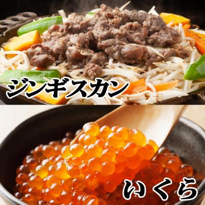 ふるさと納税 根室市 味付けジンギスカン800g×2P、いくら100g×2P C-76018