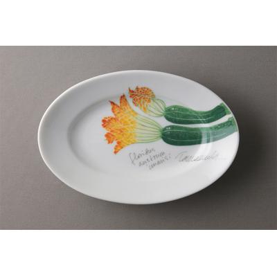 ふるさと納税 東御市 【ヴィラデストワイナリー】ベジタブルシリーズ食器　オーバルプレート(楕円形)2枚 |  | 02
