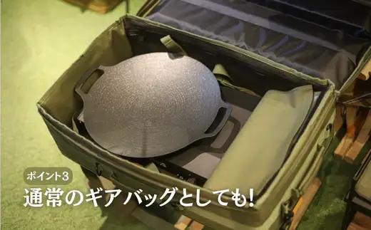ANOBA マルチバーナーコンテナ コヨーテ (AN090) 大型コンロ収納対応バッグ