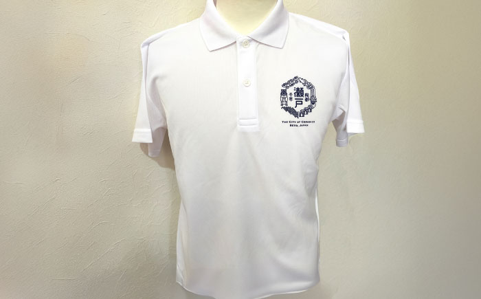 いいもんせともんグッズ4点(ポロシャツL 2枚・トートバッグ・ハンドタオル・マスク) / ご当地 ポロシャツ トートバッグ ハンドタオル マスク 服 Tシャツ 地元 ロゴ グッズ トート バッグ /瀬