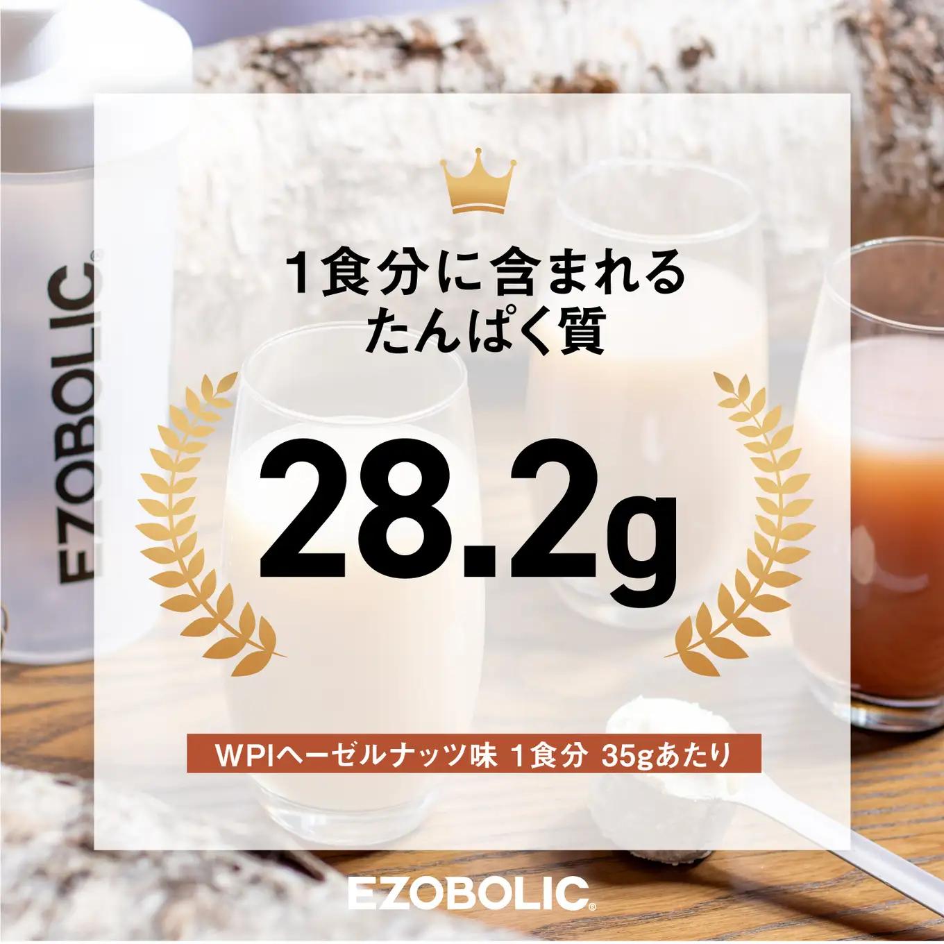 【定期便3回】WPIヘーゼルナッツ風味 EZOBOLIC プロテイン 3kg プロテイン LG