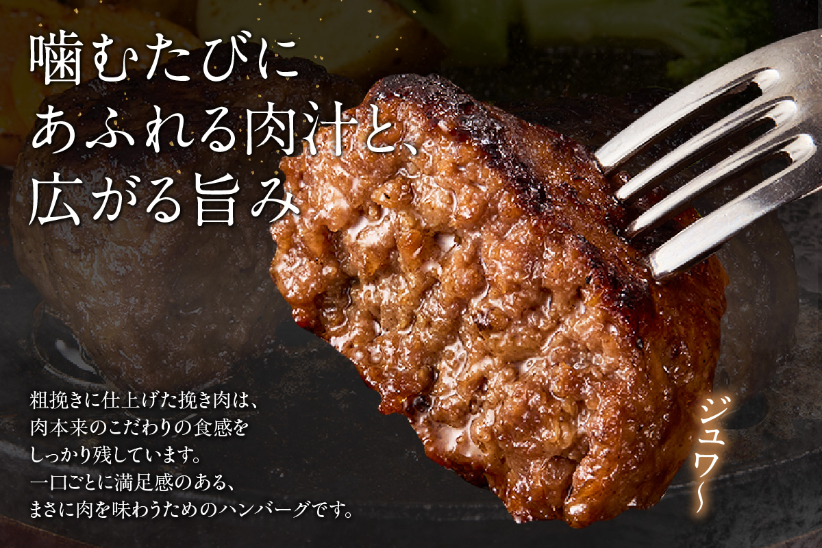 知多牛100％手作りハンバーグ　120g×6個入り