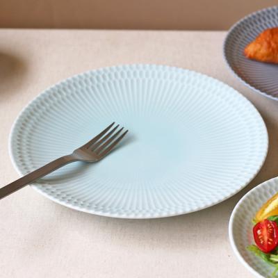 ふるさと納税 瑞浪市 【3色SET】美濃焼 さざなみ 24丸皿 24.2×3cm 520g 小田陶器 |  | 02